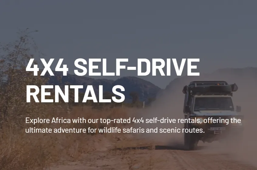 Explore Africa with our top-rated 4x4 self-drive rentals, offering the ...