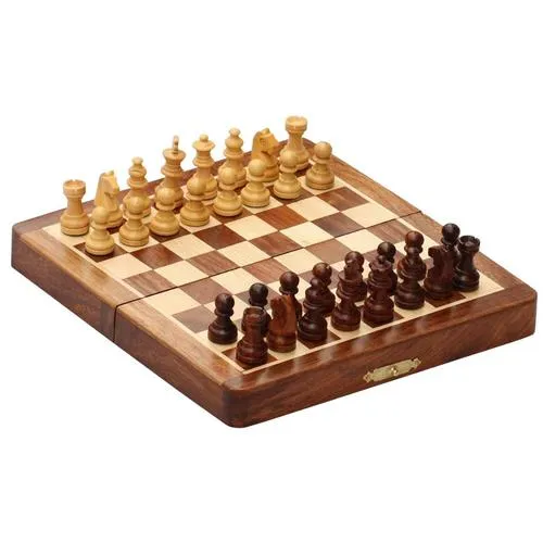 Portable Magnetic Folding Chess Game Board