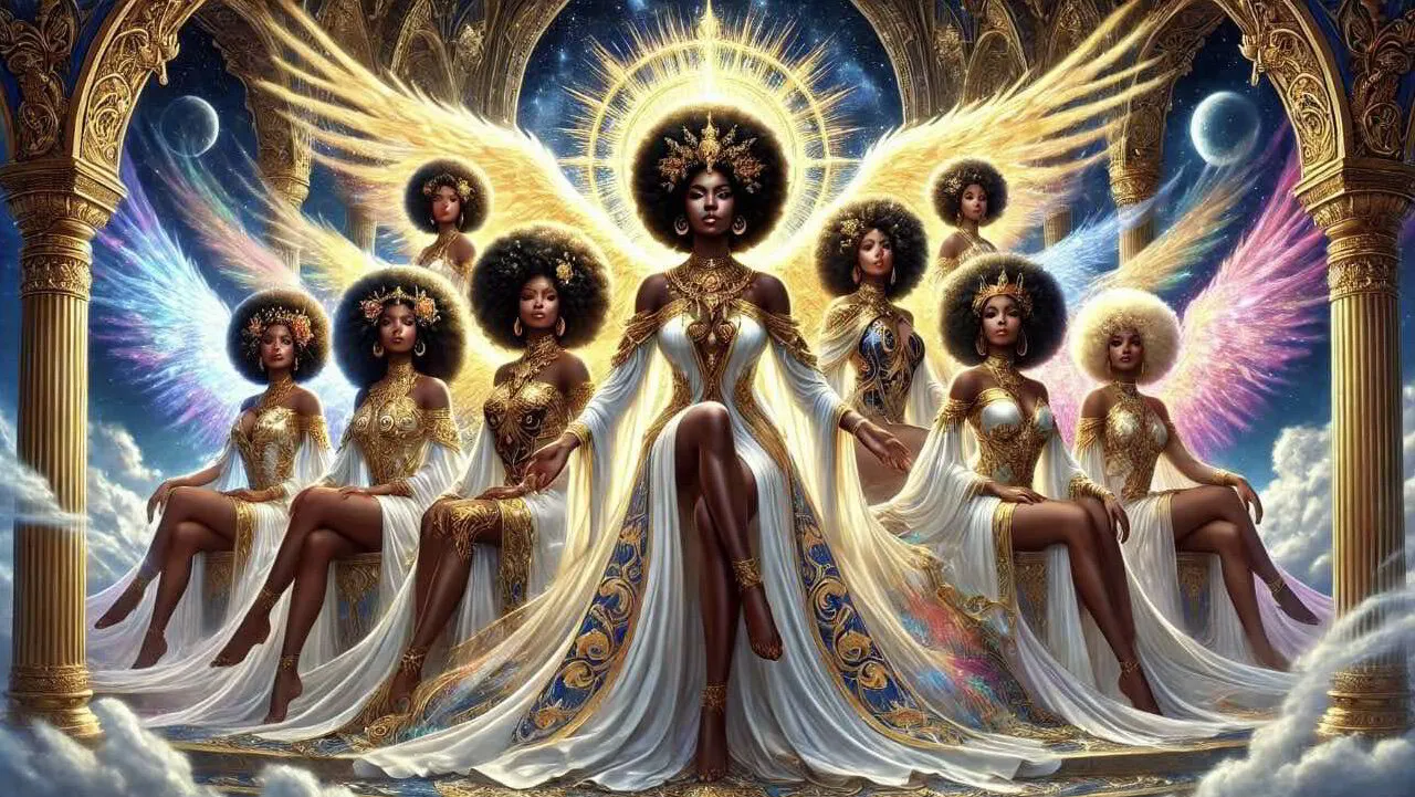 2025 Flying Female Archangels Calendar