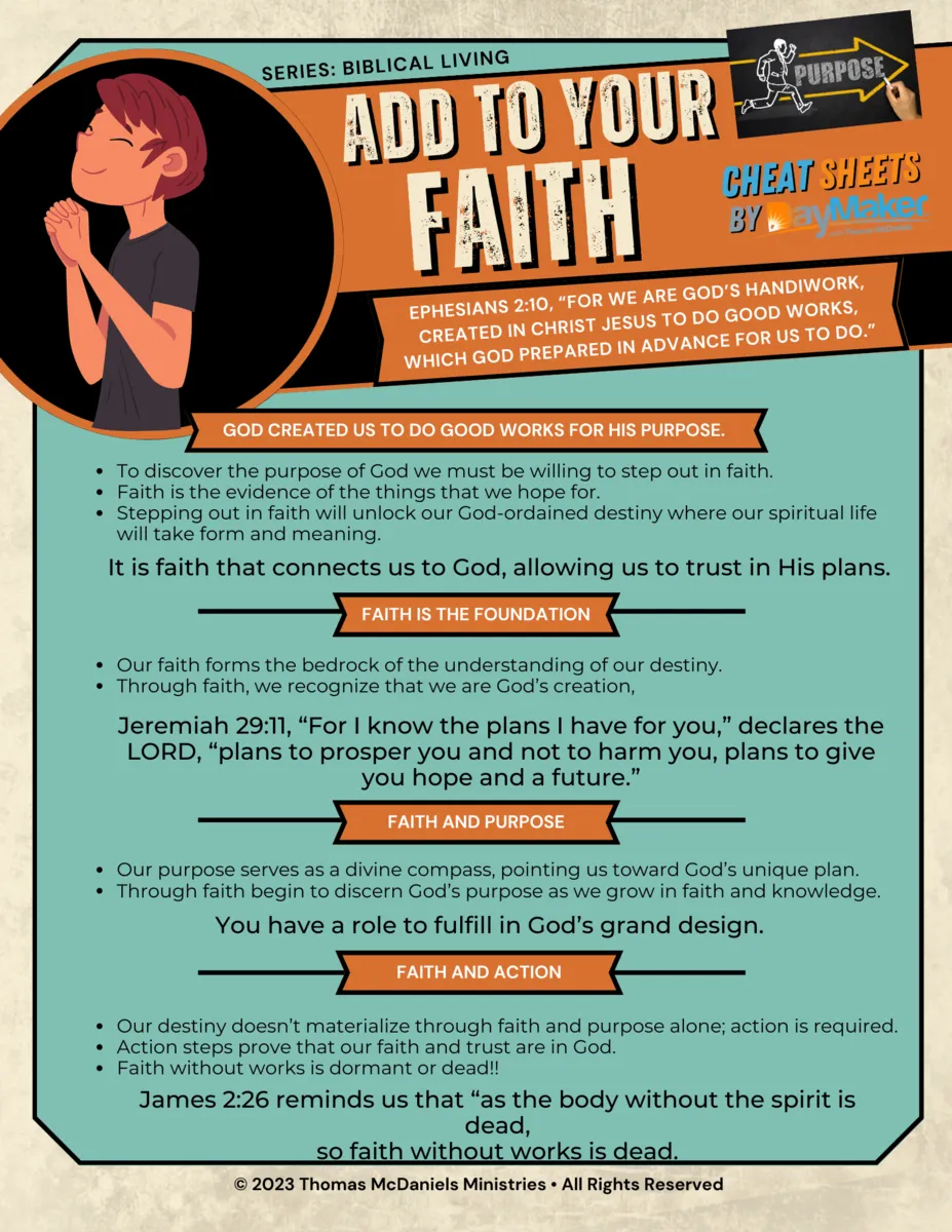 Cheat Sheets ~Add to Your Faith		