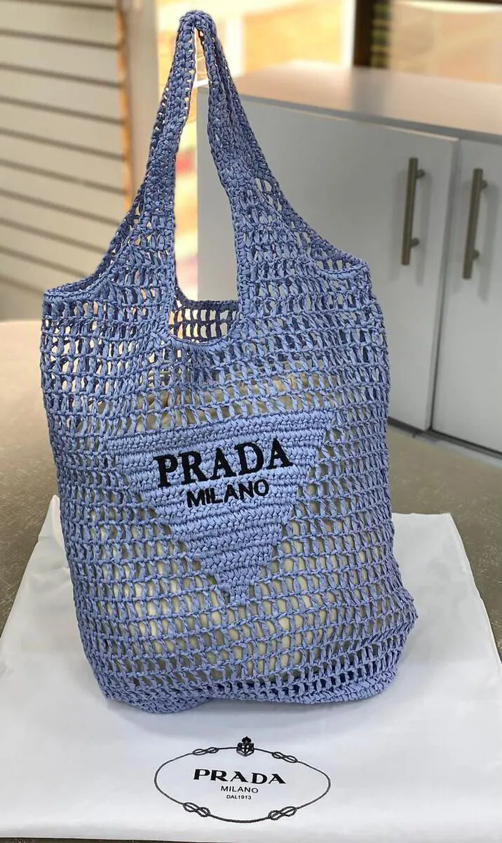 Bolso Prada tejido