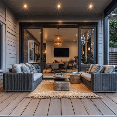 Creating a Seamless Indoor-Outdoor Transition with a Covered Deck