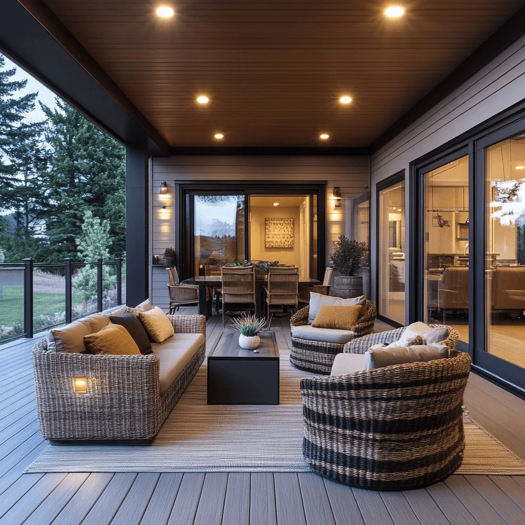 Creating a Seamless Indoor-Outdoor Transition with a Covered Deck