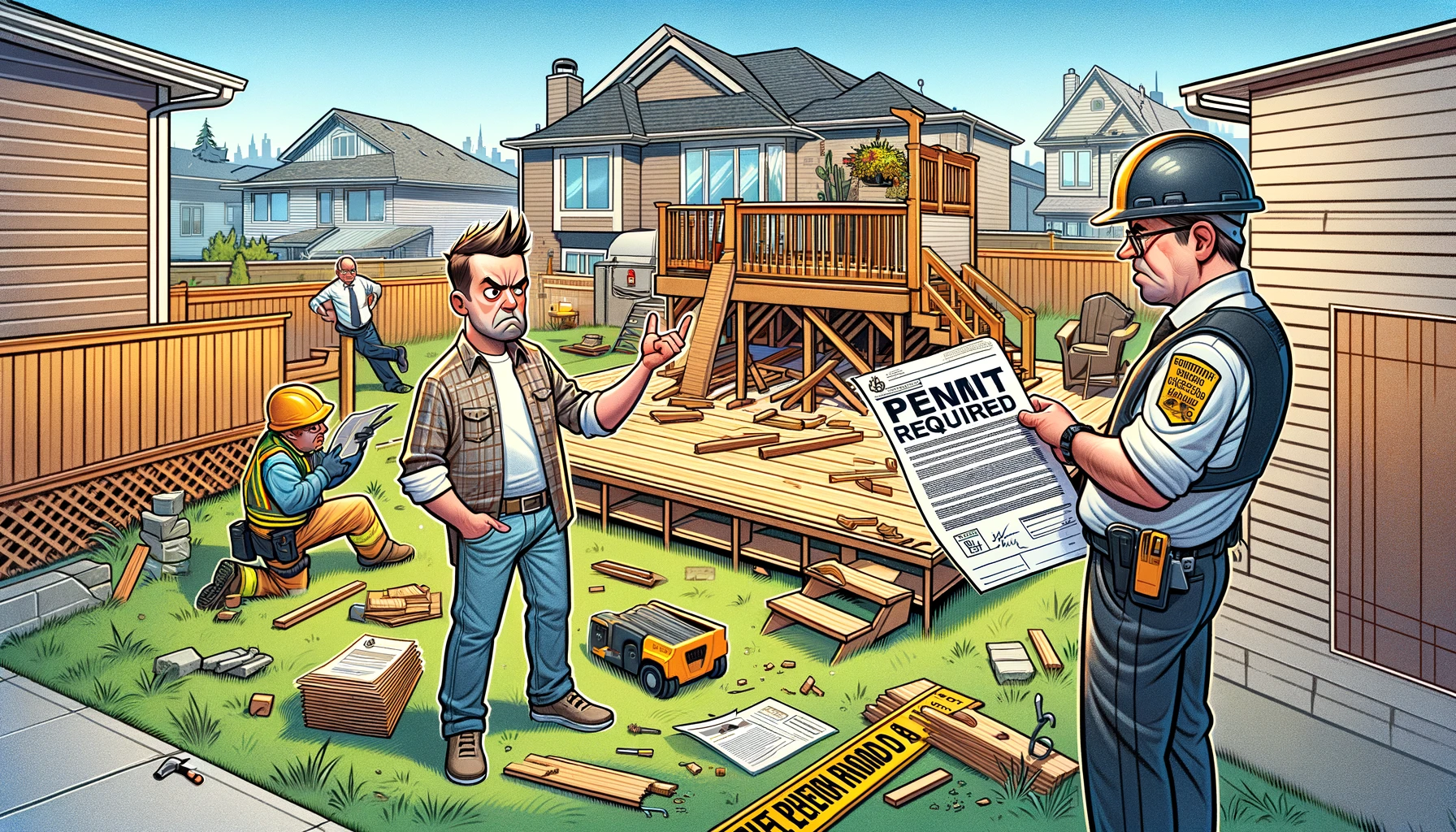 What Happens if You Build a Deck in Calgary Without A Permit in 2024?