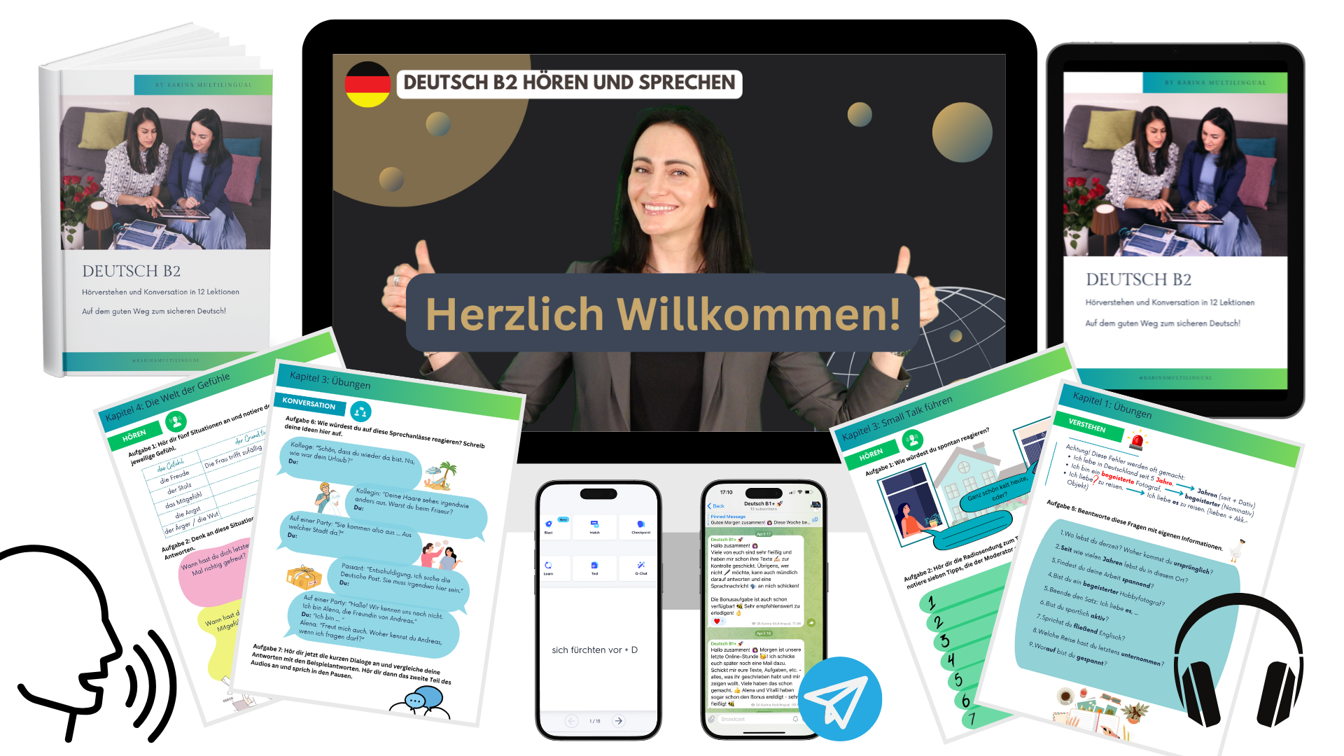 Deutsch B2 Hören und Sprechen