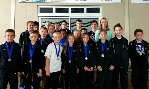 Swimming Student Wins Medal