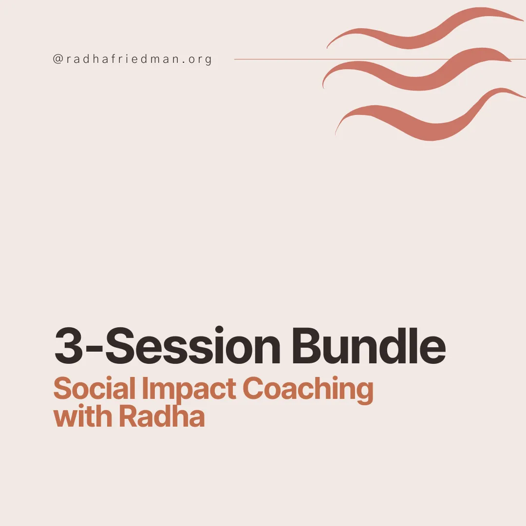 3 Session Package: "Radhacal" Social Impact 