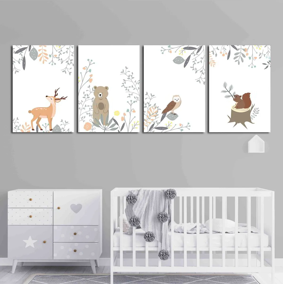 WL01 | 4 Piece Woodland Animal Set