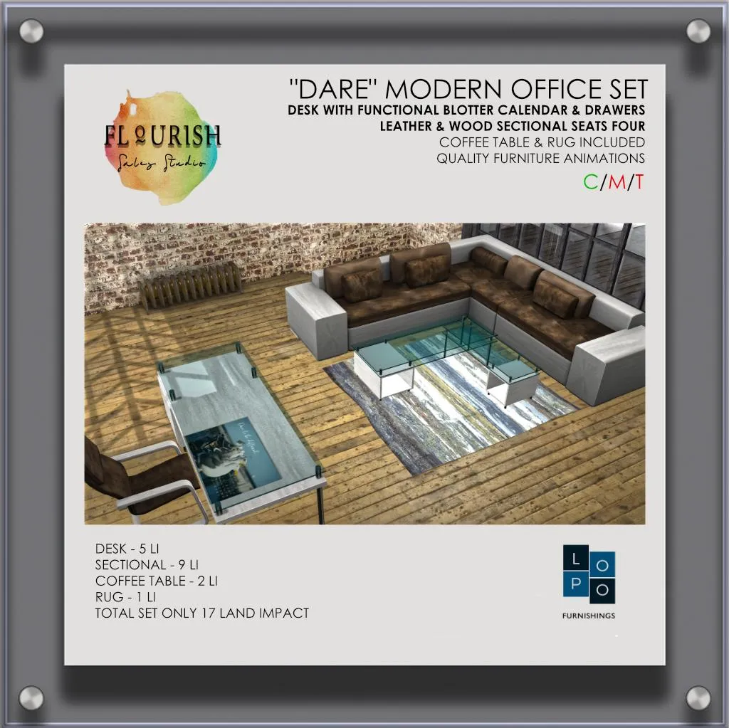 Flourish January 2020: The Dare Modern Office Set