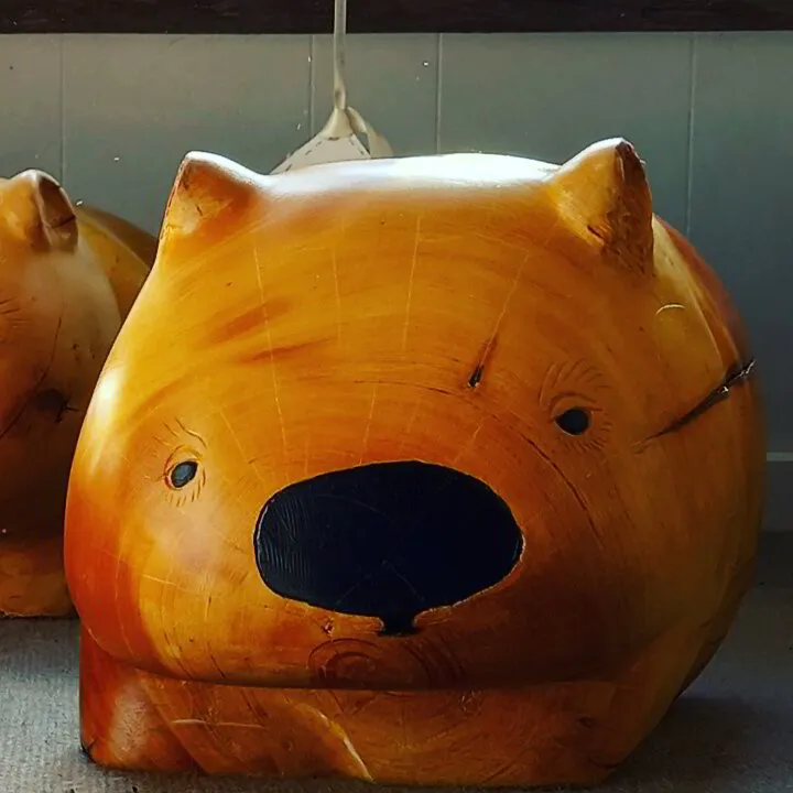 Extra-Large Smooth Huon Pine Wombat (OrdersOnly)
