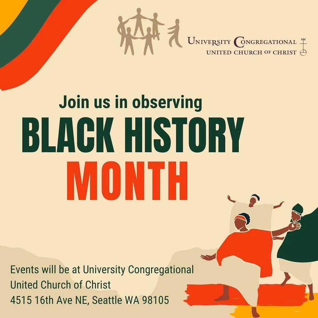 University Congregational UCC Black History Events