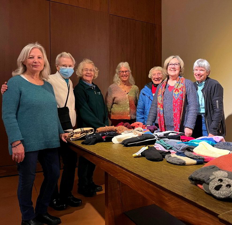 Thank You, Plymouth Knitters and Donors