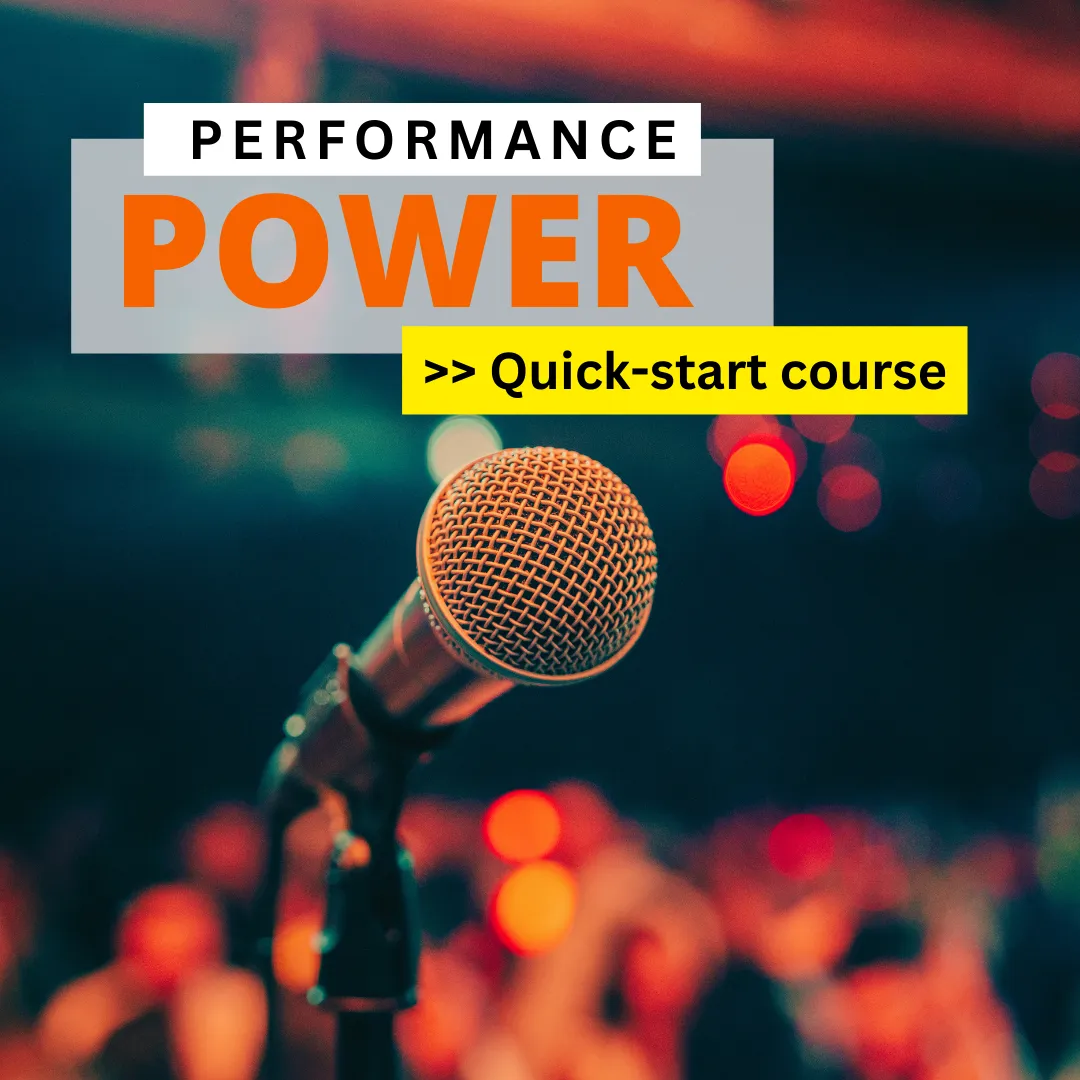 PERFORMANCE POWER - The secret to performance confidence without the nerves