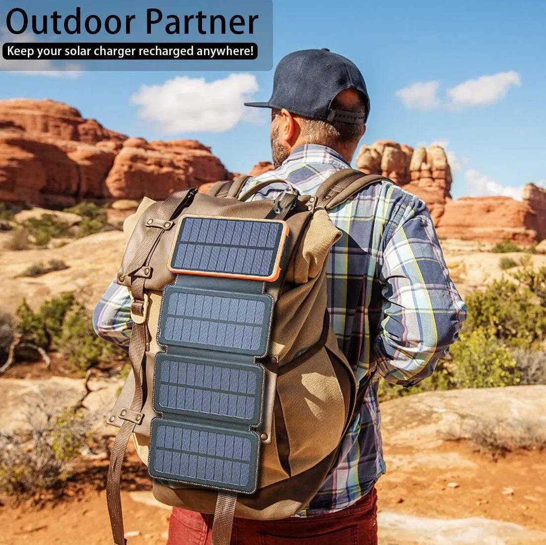 Rainproof Solar Cell Phone Charger