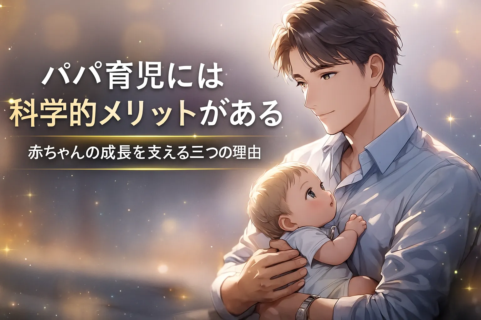 パパ育児には科学的メリットがある 赤ちゃんの成長を支える三つの