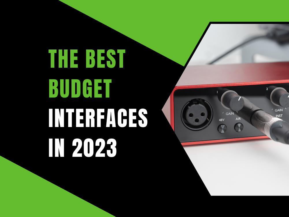 Las mejores interfaces de audio (baratas) en 2023