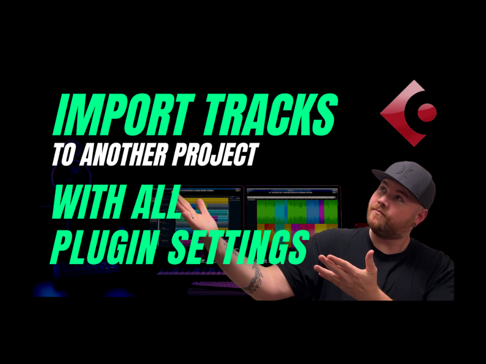 COPY TRACKS to another Cubase project WITH ALL plugin settings intact!