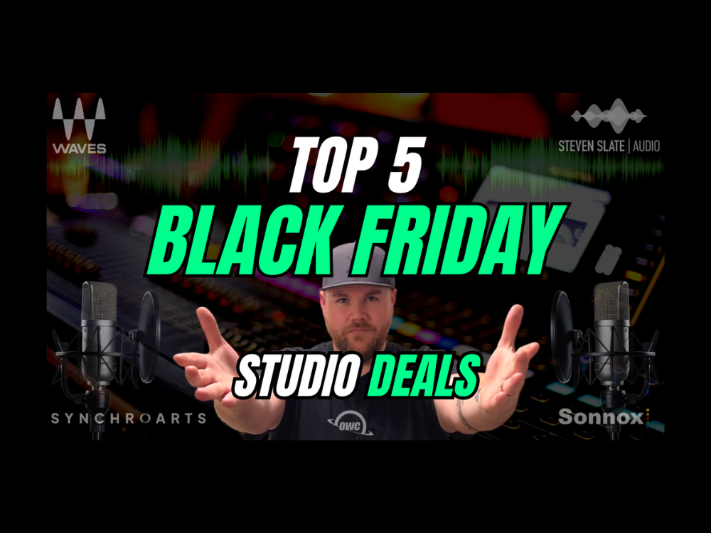 The Top 5 BLACK FRIDAY DEALS For Your STUDIO In 2024
