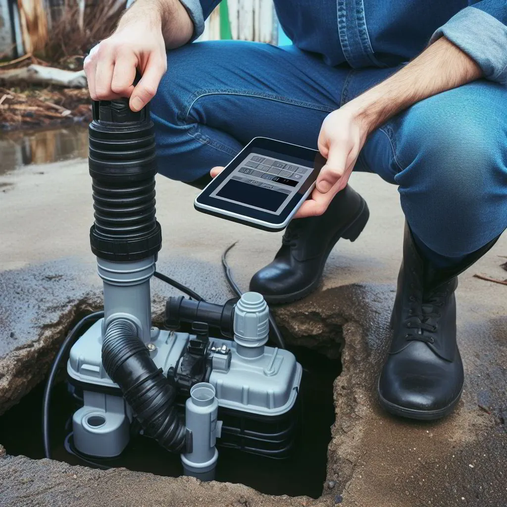 New sump pump installation completed by Alta Property Services in Wheeling Illinois basement
