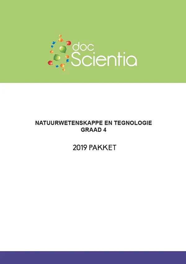 2019 Pakket-Alle Gr. 4 Natuurwetenskappe en Tegnologie Vraestelle en Memos