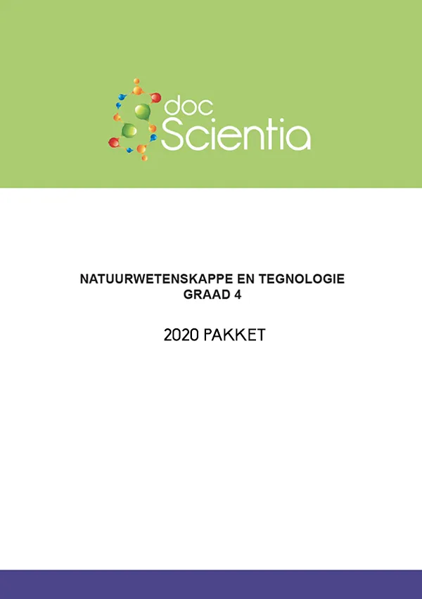 2020 Pakket-Alle Gr. 4 Natuurwetenskappe en Tegnologie Vraestelle en Memos