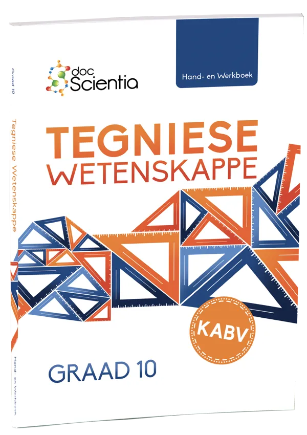 Gr. 10 Tegniese Wetenskappe Hand- en Werkboek (Swart en Wit)