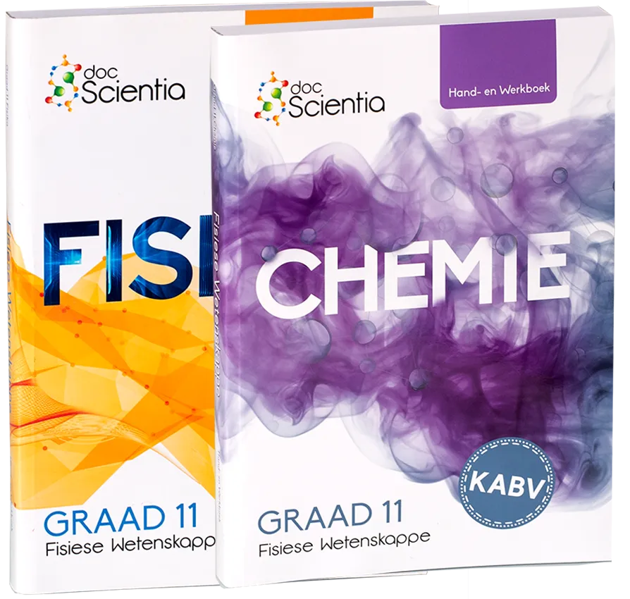 Pakket: Gr. 11 Fisika en Chemie Hand- en Werkboeke (Swart en Wit) Hardekopieë EN eBoeke