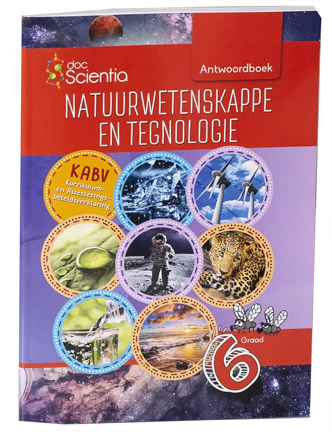 Gr. 6 Natuurwetenskappe en Tegnologie Antwoordboek (Swart en Wit)