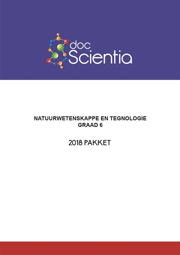 2018 Pakket-Alle Gr. 6 Natuurwetenskappe en Tegnologie Vraestelle en Memos