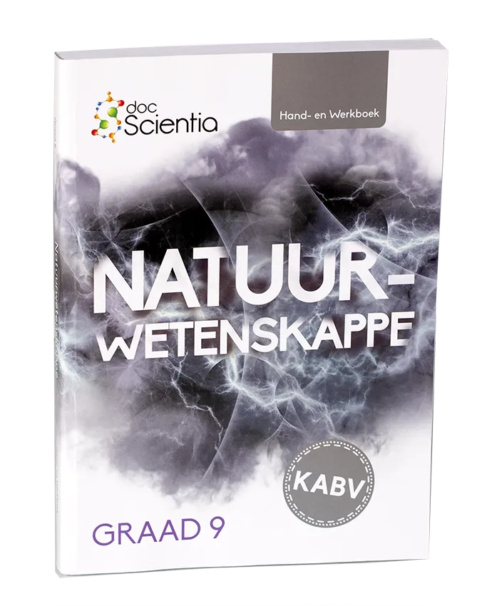 Gr. 9 Natuurwetenskappe Hand- en Werkboek (Swart en Wit)