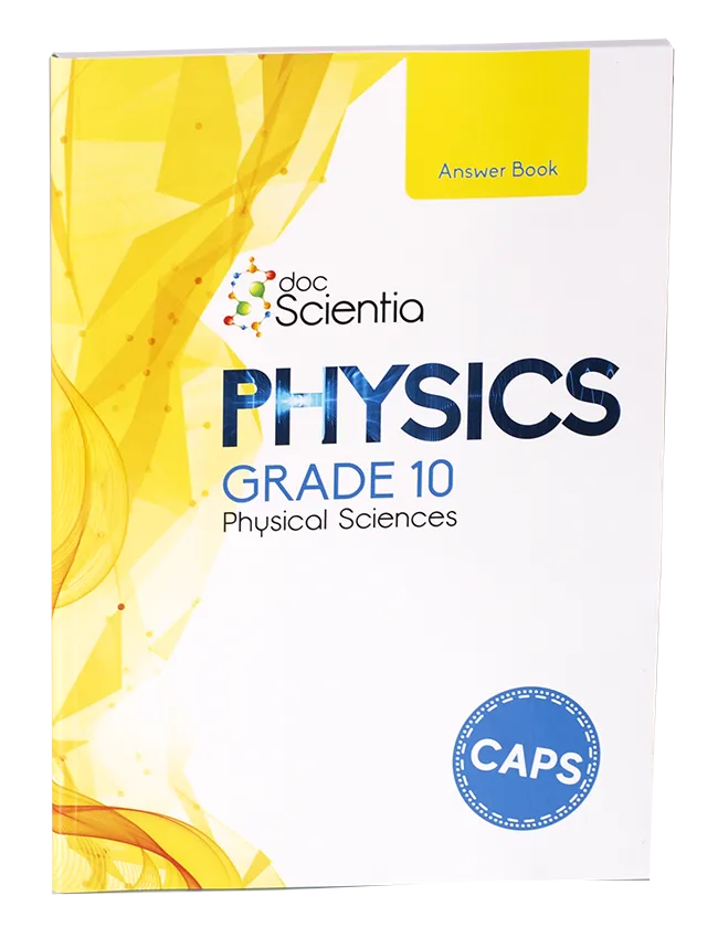 Gr. 10 Physics Answer Book hard copy AND eBook
