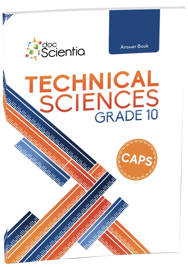 Gr. 10 Technical Sciences Answer Book (Black and White) hard copy AND eBook