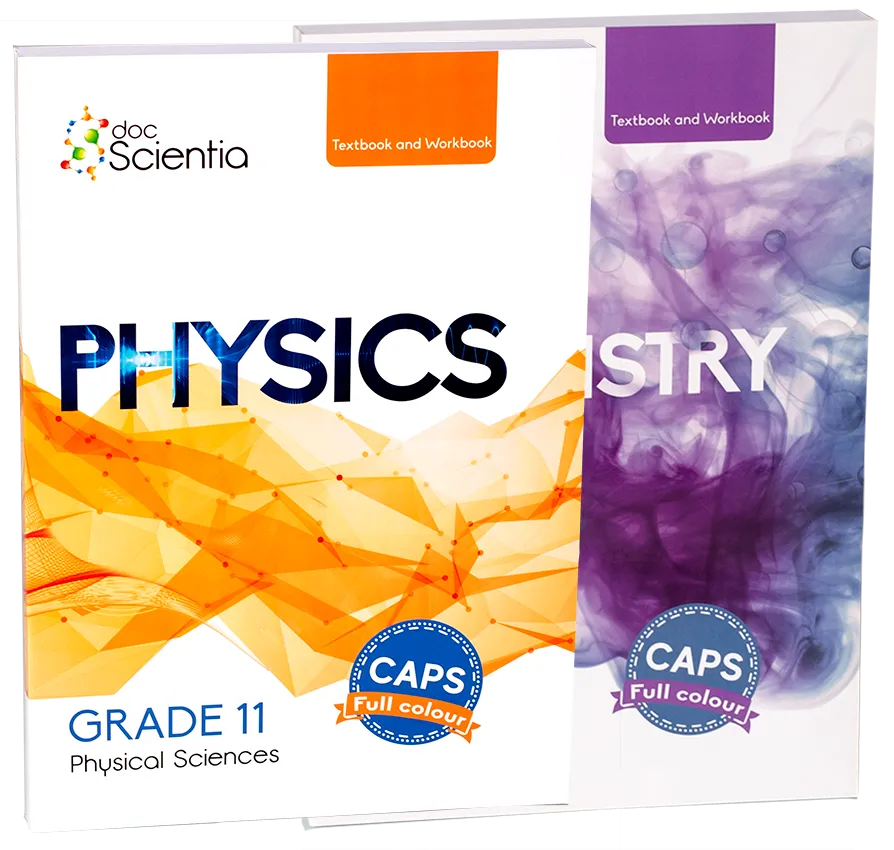 Bundle: Gr. 11 Physics and Chemistry Textbook and Workbooks (Full Colour) hard copy AND eBooks