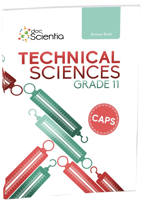 Gr. 11 Technical Sciences Answer Book (Black and White) hard copy AND eBook