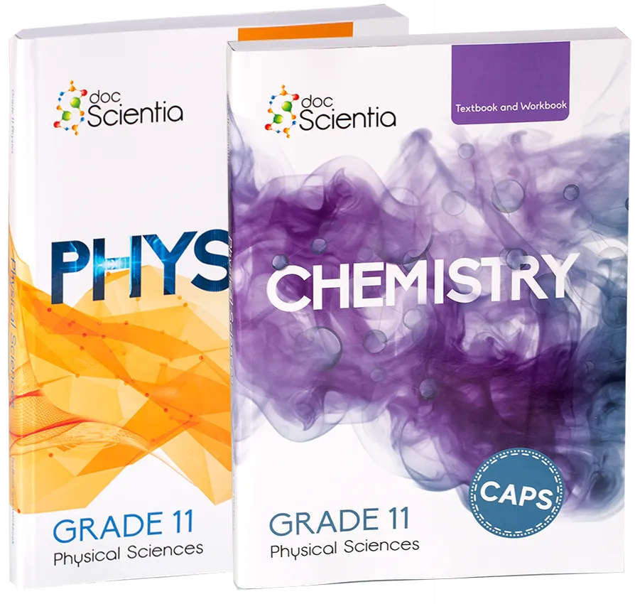 Bundle: Gr. 11 Physics and Chemistry Textbook and Workbooks (Black and White) hard copy AND eBooks