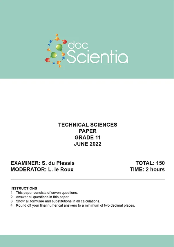 Gr. 11 Technical Sciences Paper June 2022