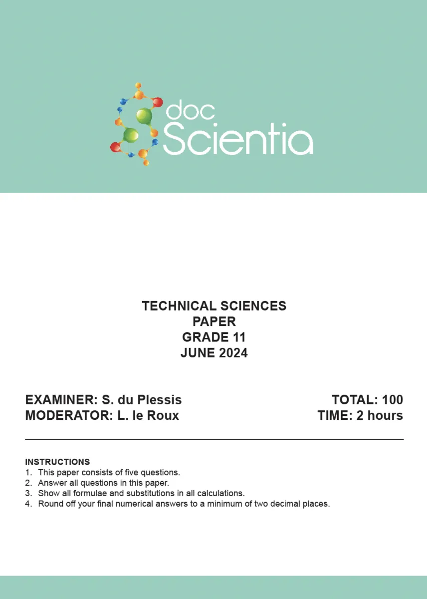 Gr. 11 Technical Sciences Paper June 2024