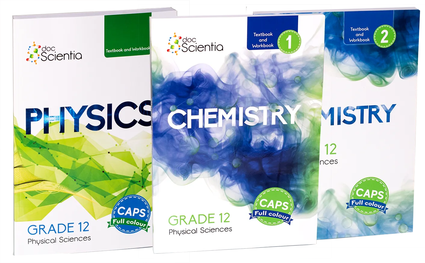 Bundle: Gr. 12 Physics and Chemistry Textbook and Workbooks (Full Colour)
