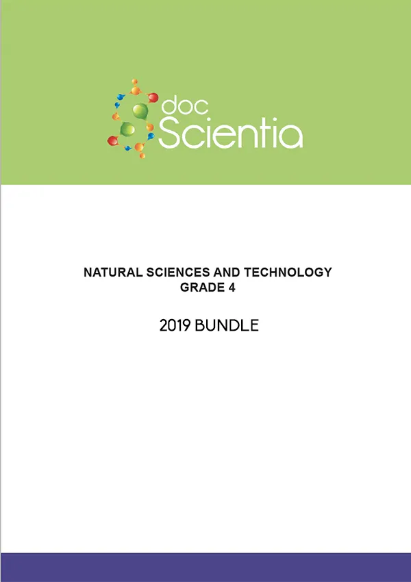 2019 Bundle- All Grade 4 Natural Sciences and Technology Exams and Memos