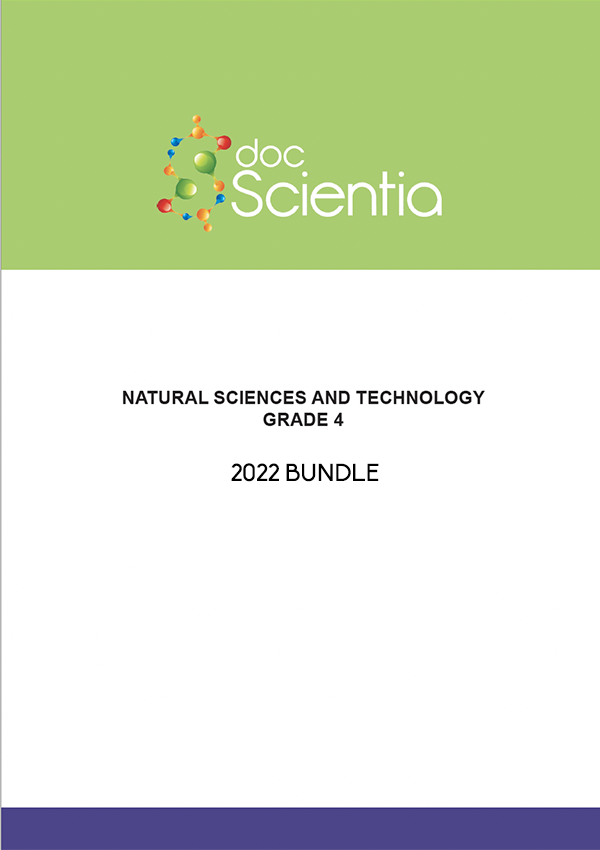 2022 Bundle All Grade 4 Natural Sciences and Technology Exams and Memos