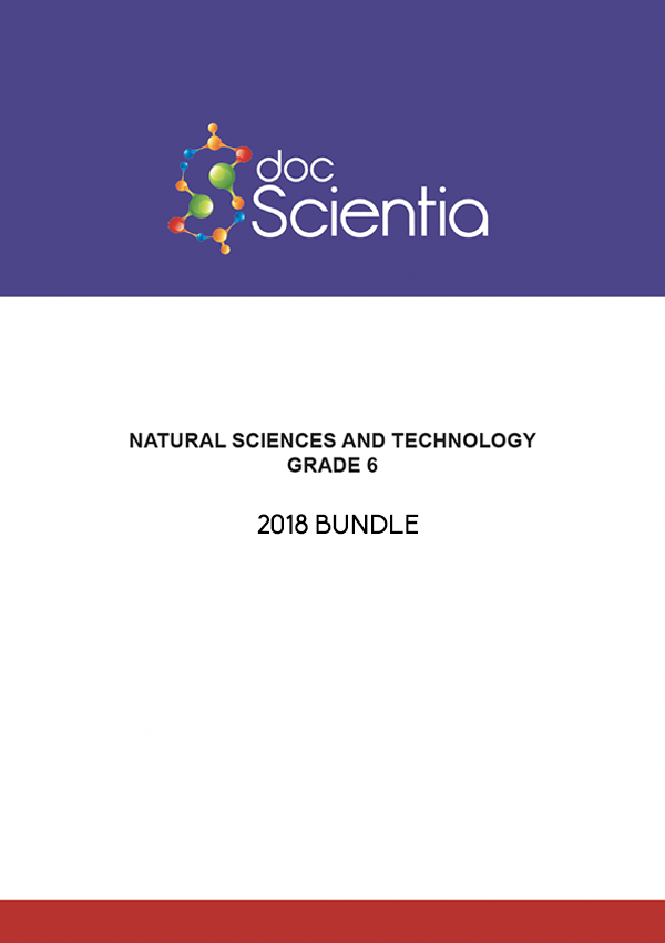 2018 Bundle All Grade 6 Natural Sciences and Technology Exams and Memos