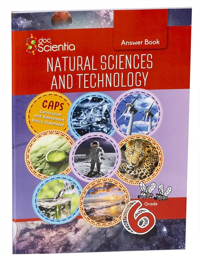 Gr. 6 Natural Sciences and Technology Answer Book (Black and White) hard copy AND eBook