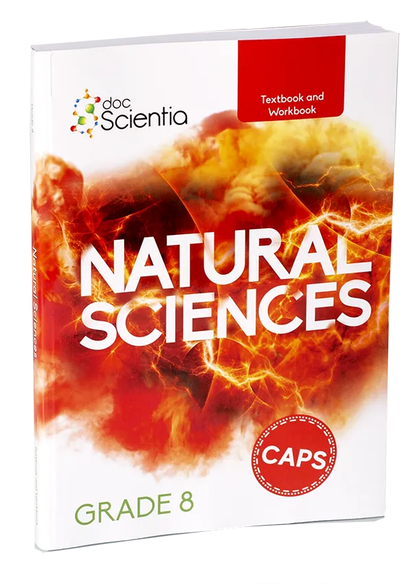 Gr. 8 Natural Sciences Textbook and Workbook (Black and White)