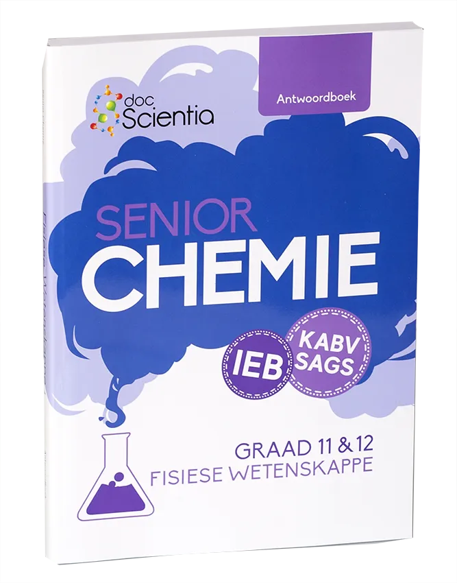 IEB Fisiese Wetenskappe Senior Chemie Antwoordboek (Swart en Wit) Hardekopie EN eBoek