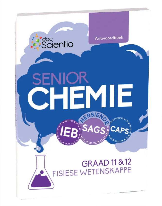 IEB Fisiese Wetenskappe Senior Chemie Antwoordboek (Swart en Wit)