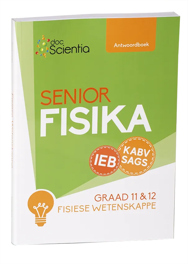 IEB Fisiese Wetenskappe Senior Fisika Antwoordboek (Swart en Wit) Hardekopie  EN eBoek