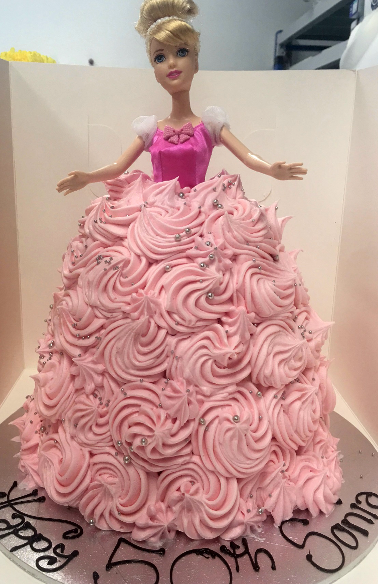 Online Cake Delivery | Black Forest Barbie Doll Cake | Winni.in | Winni.in