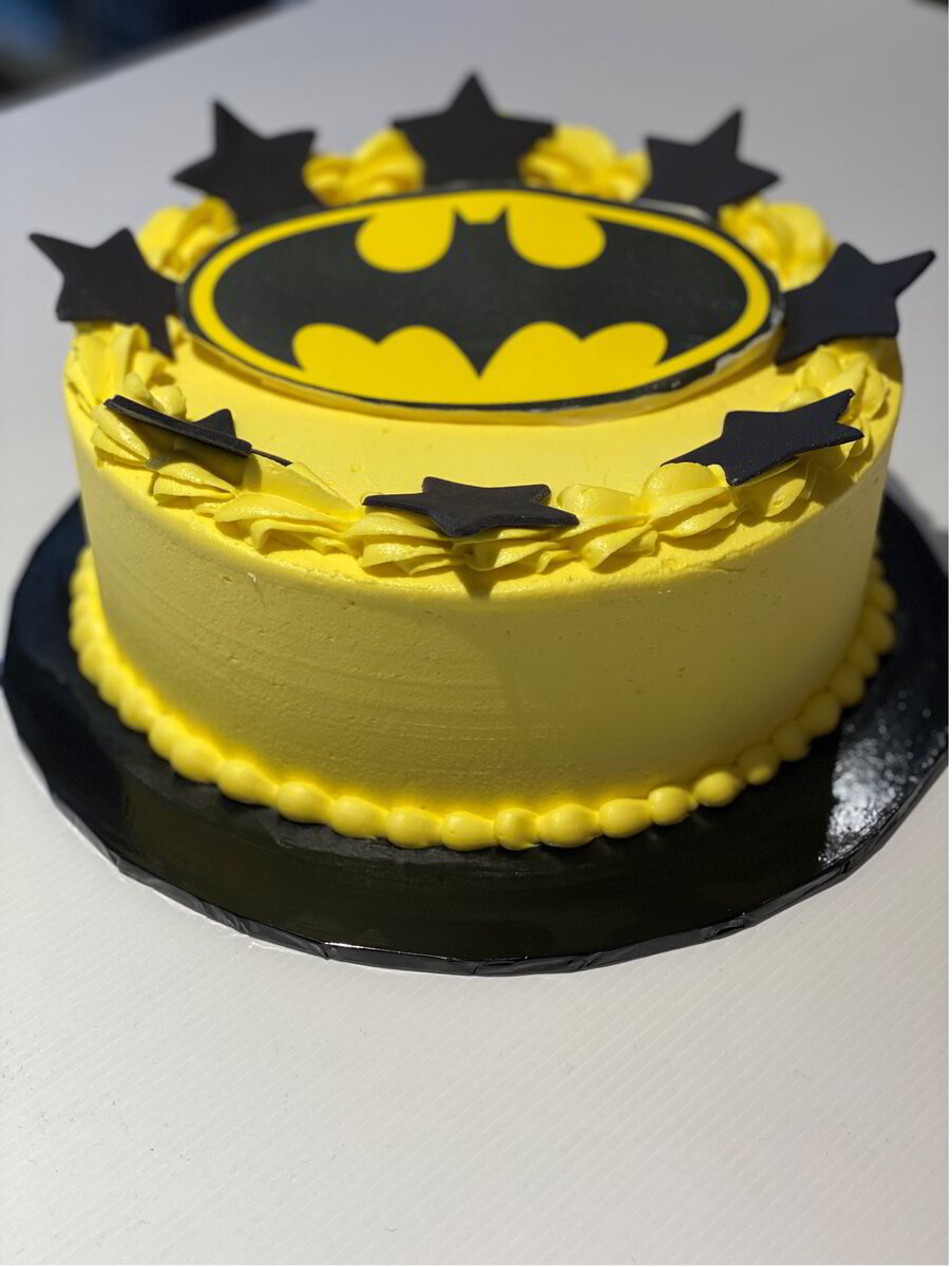 Batman Sponge cake