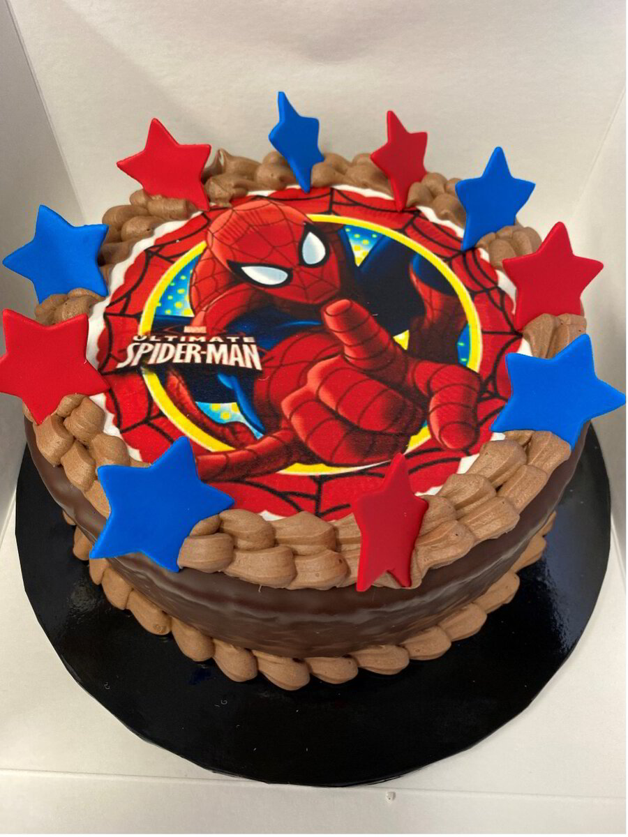 Web Of Spiderman Cake 1 Kg Vanilla