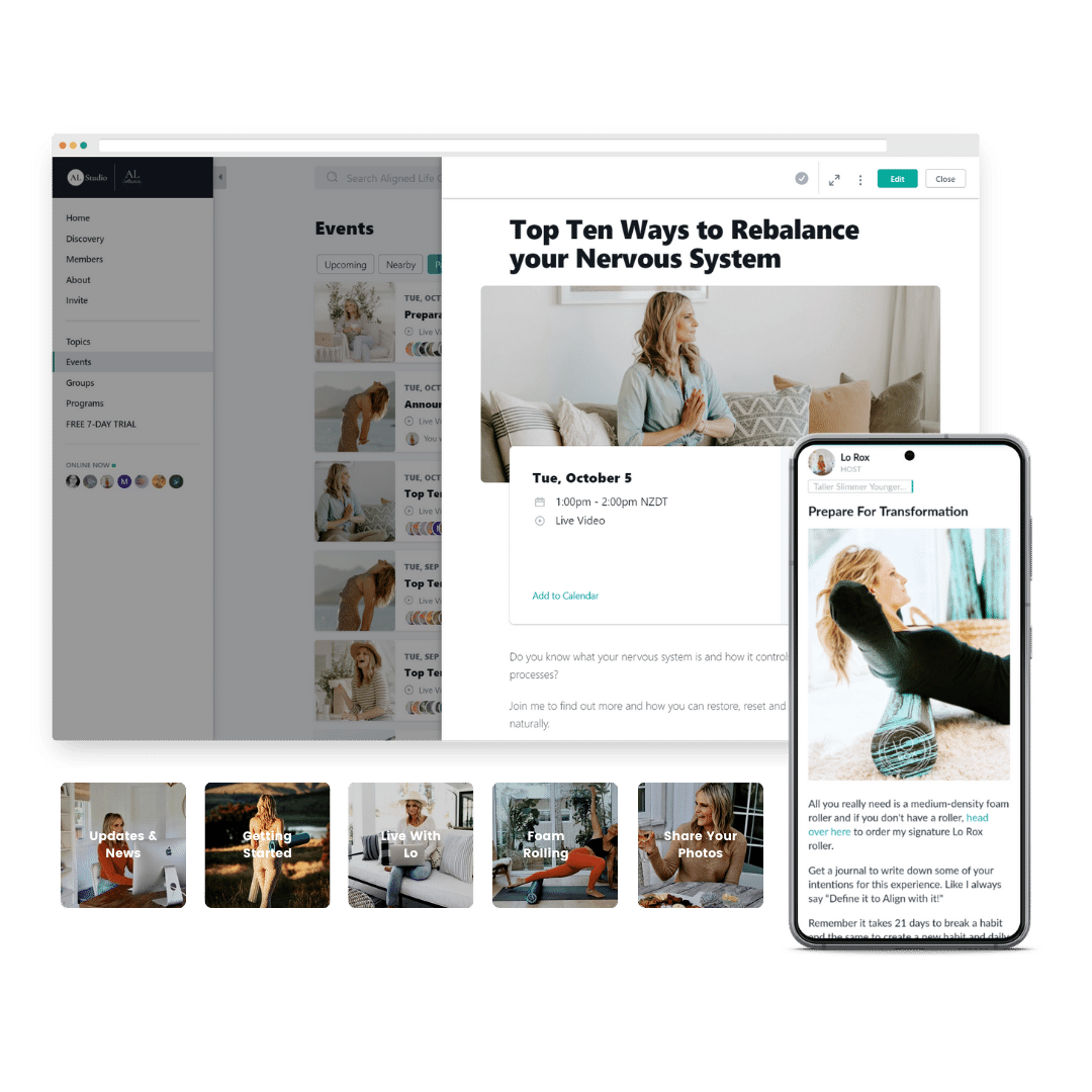 Aligned Life Studio Collective Community